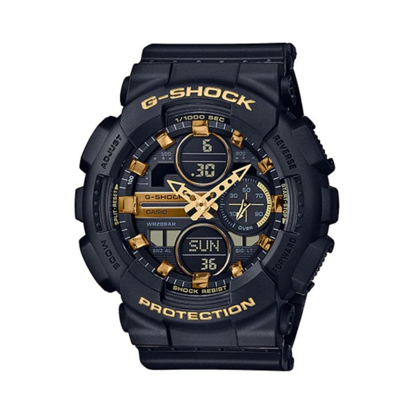 Casio G-Shock Women's Analog-Digital GMA-S140M-1A Black Resin Band Sport Watch