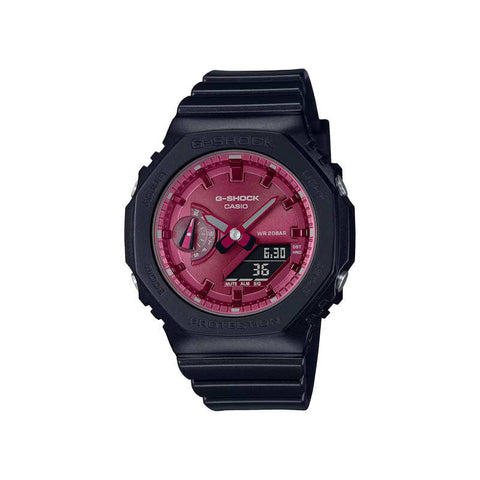 Casio G-Shock Women's Analog Digital Sport Watch GMA-S2100RB-1ADR Black Resin Strap