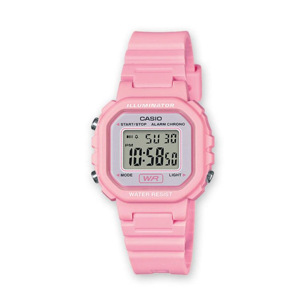Casio Kid's Digital LA-20WH-4A1DF Pink Resin Band Casual Watch