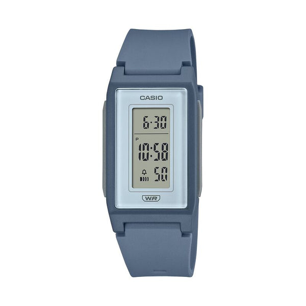 Casio Women's Digital Watch LF-10WH-2 with Blue Biomass Plastics Band