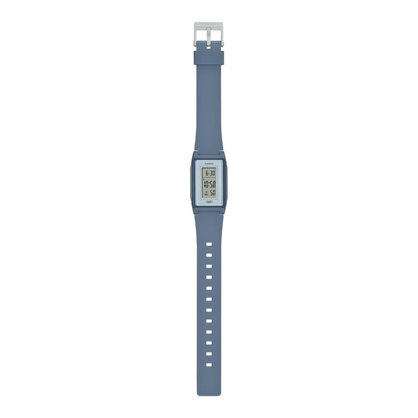 Casio Women's Digital Watch LF-10WH-2 with Blue Biomass Plastics Band