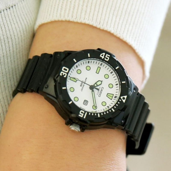 Casio Kid's Analog Watch LRW-200H-7E1V Black Resin Band Casual Watch
