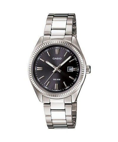 Casio Women's Analog LTP-1302D-1A1 Stainless Steel Band Casual Watch