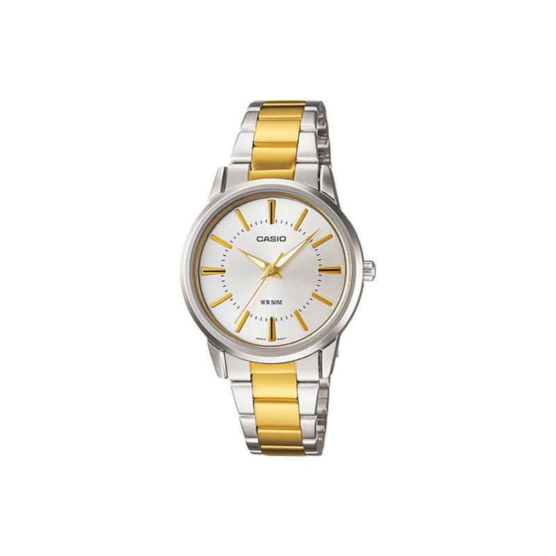 Casio Women's Analog Watch LTP-1303SG-7AV Stainless Steel Band Gold Watch