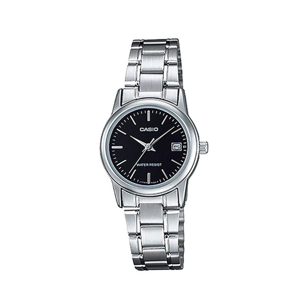 Casio Women's Analog LTP-V002D-1A Stainless Steel Band Casual Watch