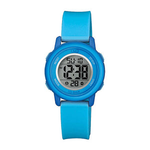 Q&Q Watch by Citizen M208J001Y Kids Digital Watch with Blue Rubber Strap