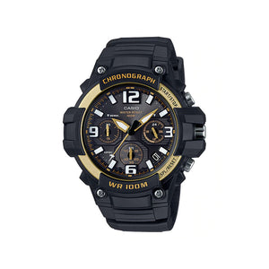 Casio Men's Chronograph MCW-100H-9A2V Black Resin Band Sport Watch