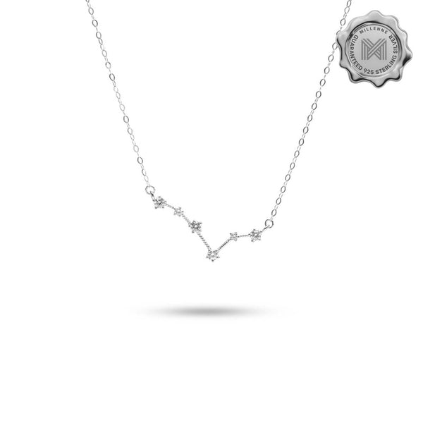 MILLENNE Match The Stars Pisces Constellation Silver Necklace with 925 Sterling Silver