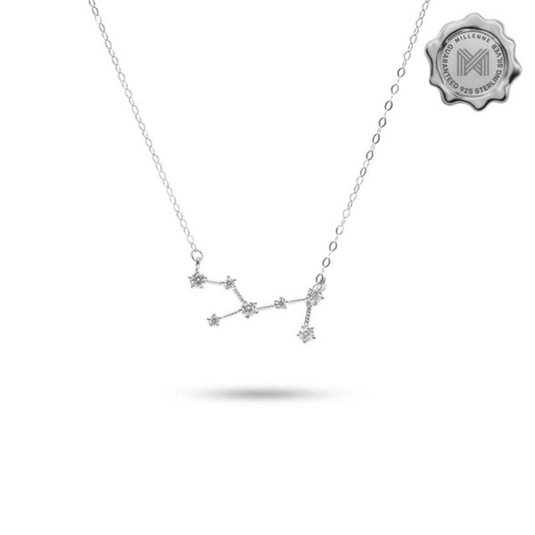 MILLENNE Match The Stars Virgo Constellation Silver Necklace with 925 Sterling Silver