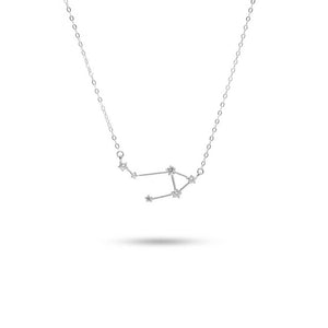 MILLENNE Match The Stars Libra Constellation Silver Necklace with 925 Sterling Silver