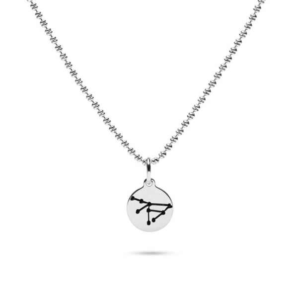 MILLENNE Match The Stars Capricorn Celestial Constellation Silver Pendant with 925 Sterling Silver