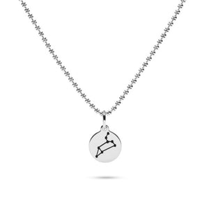 MILLENNE Match The Stars Leo Celestial Constellation Silver Pendant with 925 Sterling Silver