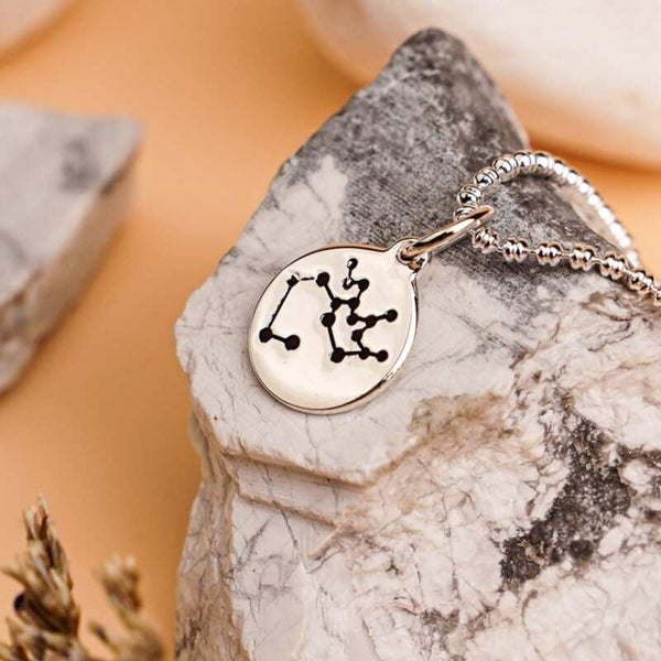 MILLENNE Match The Stars Sagittarius Celestial Constellation Silver Pendant with 925 Sterling Silver