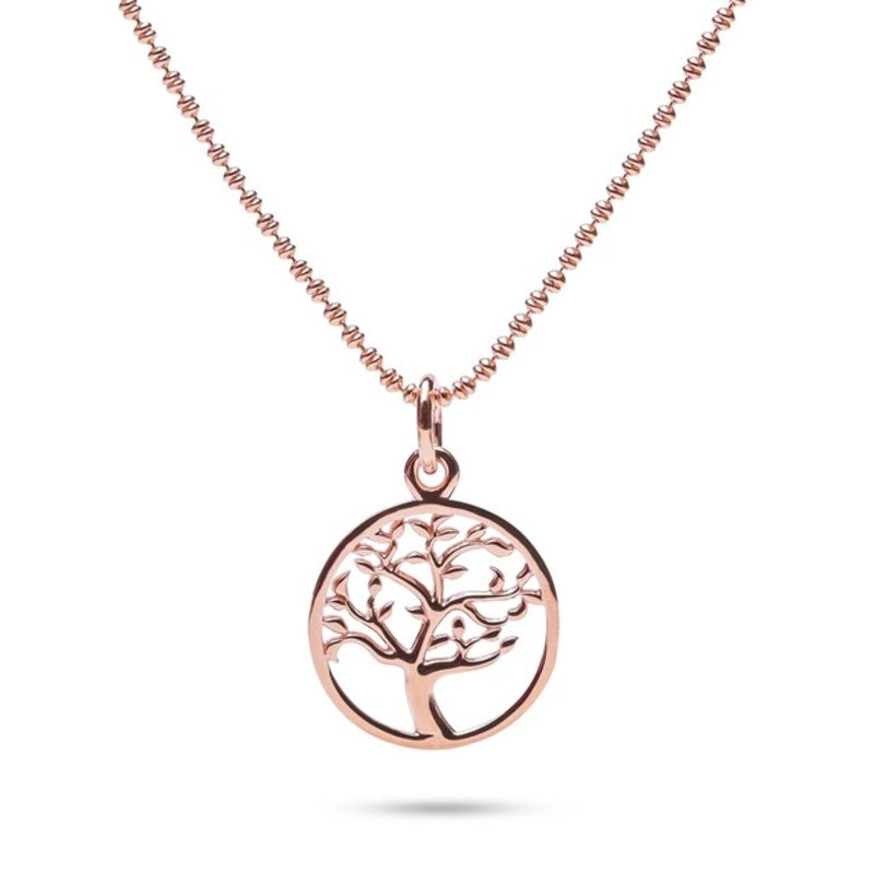 MILLENNE Millennia 2000 Scattered Tree of Life Rose Gold Pendant with 925 Sterling Silver