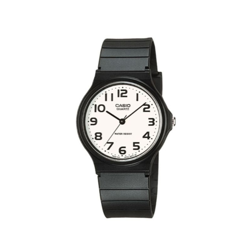 Casio Men's Analog MQ-24-7B2 Black Resin Band Casual Watch