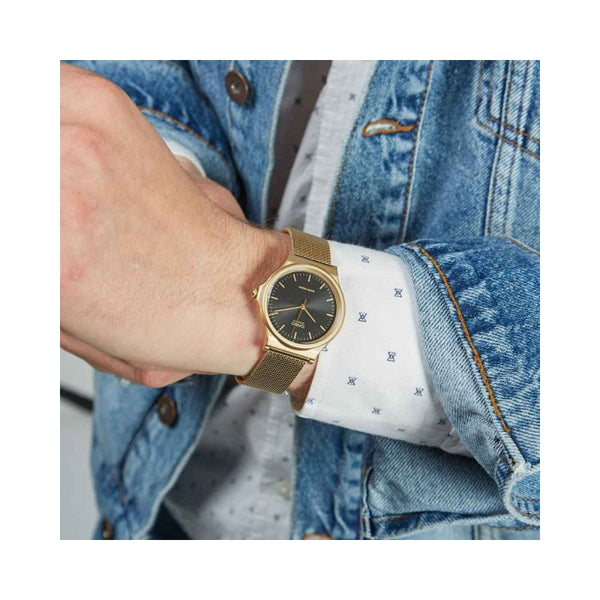 Casio Men's Analog Watch MQ-24MG-1E Stainless Steel Band Gold Watch