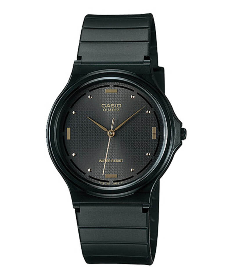 Casio Men's Analog Watch MQ-76-1AL Black Resin Band Watch for mens