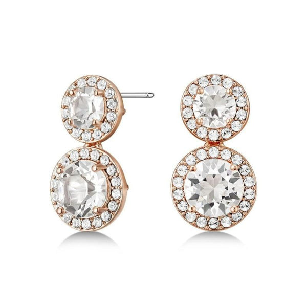 Mestige Rose Gold Alexa Earrings with Swarovski® Crystals