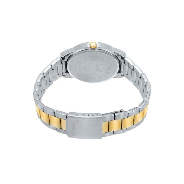 Casio Men's Analog MTP-1303SG-7AV Stainless Steel Band Gold Watch