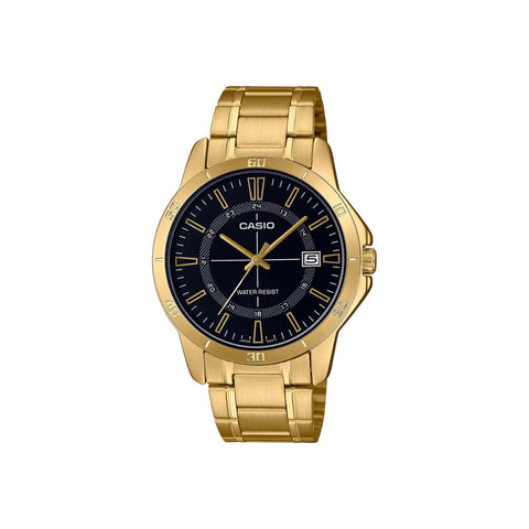Casio MTP-V004G-1C Men's Gold Stainless Steel Analog Watch