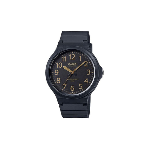 Casio Men's Analog MW-240-1B2V Big Case Black Resin Casual Watch