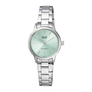 Q&Q Watch by Citizen Q969J242Y Women Analog Watch with Silver Stainless Steel Strap