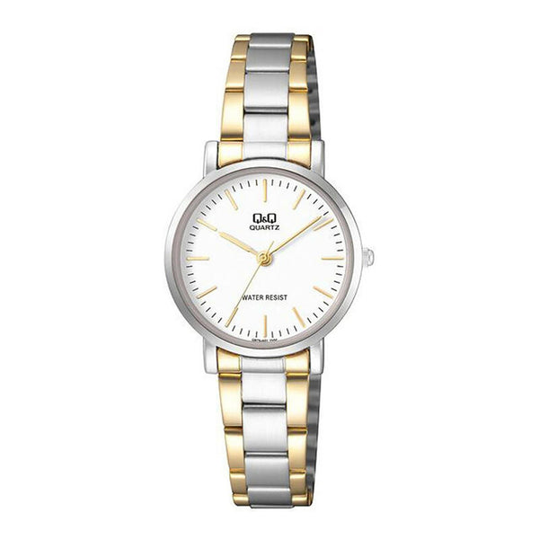 Q&Q Watch by Citizen QA43J401Y Women Analog Watch with Silver Stainless Steel Strap