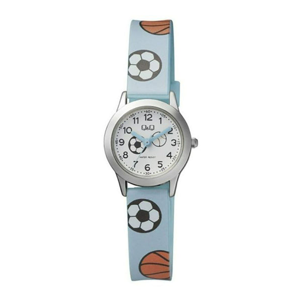 Q&Q Watch by Citizen QC29J344Y Kids Analog Watch with Blue Rubber Strap