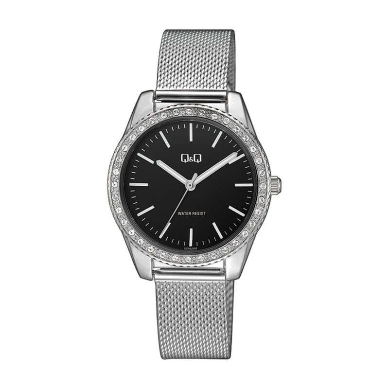 Q&Q Watch by Citizen QZ59J202Y Women Analog Watch with Stainless Steel Stainless Steel Strap