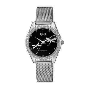 Q&Q Watch by Citizen QZ59J222Y Women Analog Watch with Stainless Steel Stainless Steel Strap