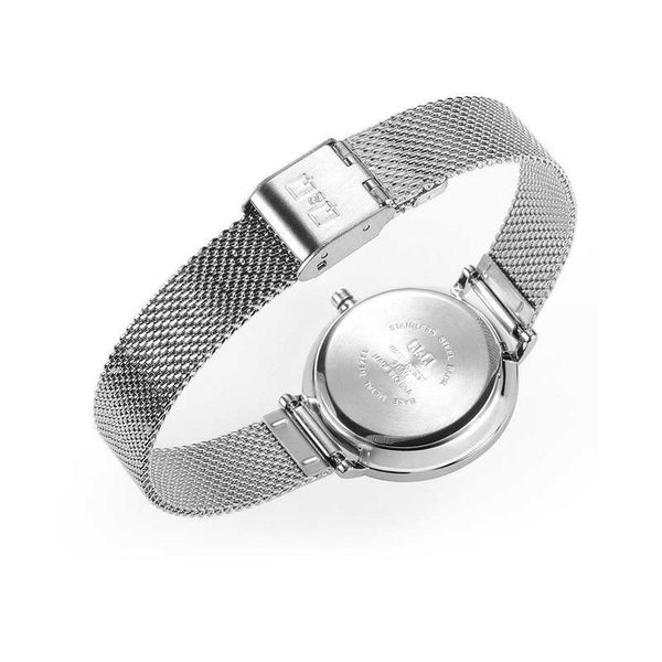 Q&Q Watch by Citizen QZ59J222Y Women Analog Watch with Stainless Steel Stainless Steel Strap
