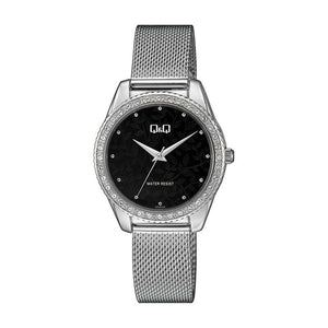Q&Q Watch by Citizen QZ59J232Y Women Analog Watch with Silver Stainless Steel Strap