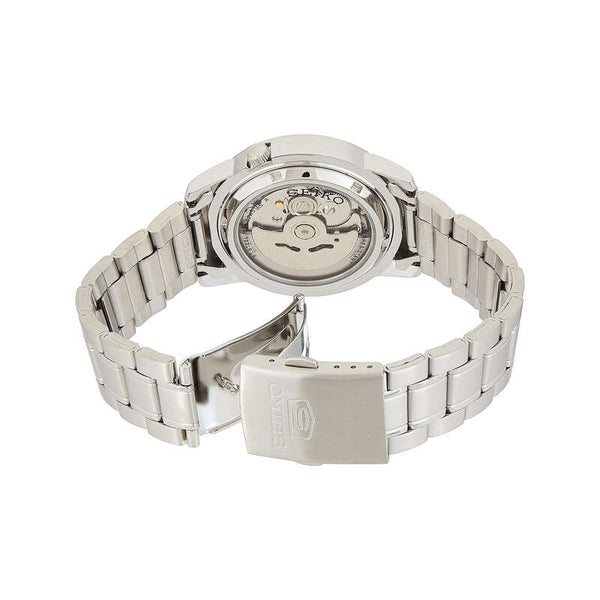 Seiko 5 21 Jewels SNKK31J Men's Automatic Watch Silver Stainless Steel Strap
