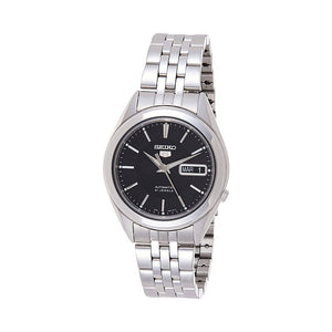 Seiko 5 Men's Automatic Watch SNKL23J with Silver Stainless Steel Band