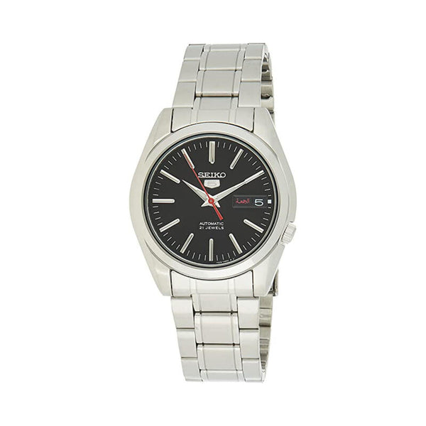 Seiko 5 Men's Automatic Watch SNKL45J with Silver Stainless Steel Band