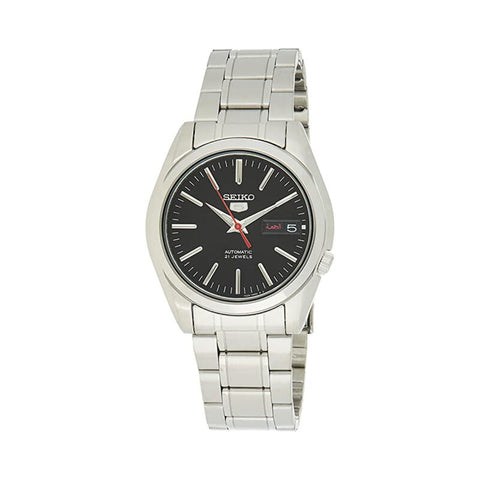 Seiko 5 Men's Automatic Watch SNKL45J with Silver Stainless Steel Band