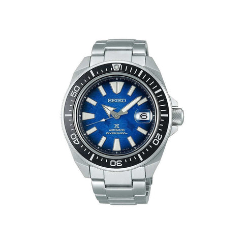 Seiko Prospex Save The Ocean Special Edition SRPE33K1 Men's Automatic Watch Silver Stainless Steel Strap - Diver Watch