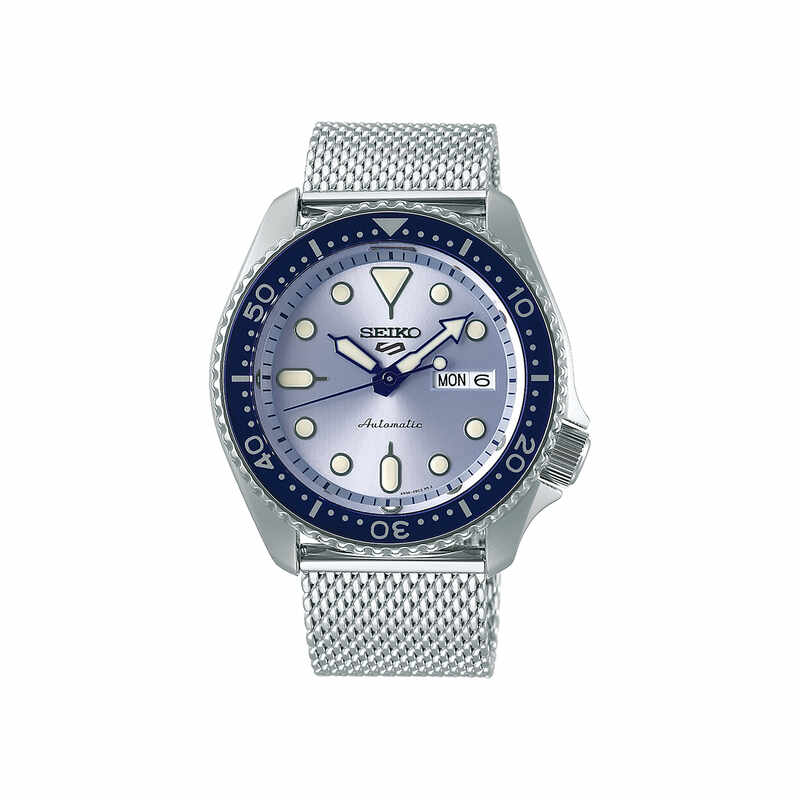 Seiko 5 Sports Suits Style SRPE77K1 Men's Automatic Watch Silver Stainless Steel Strap
