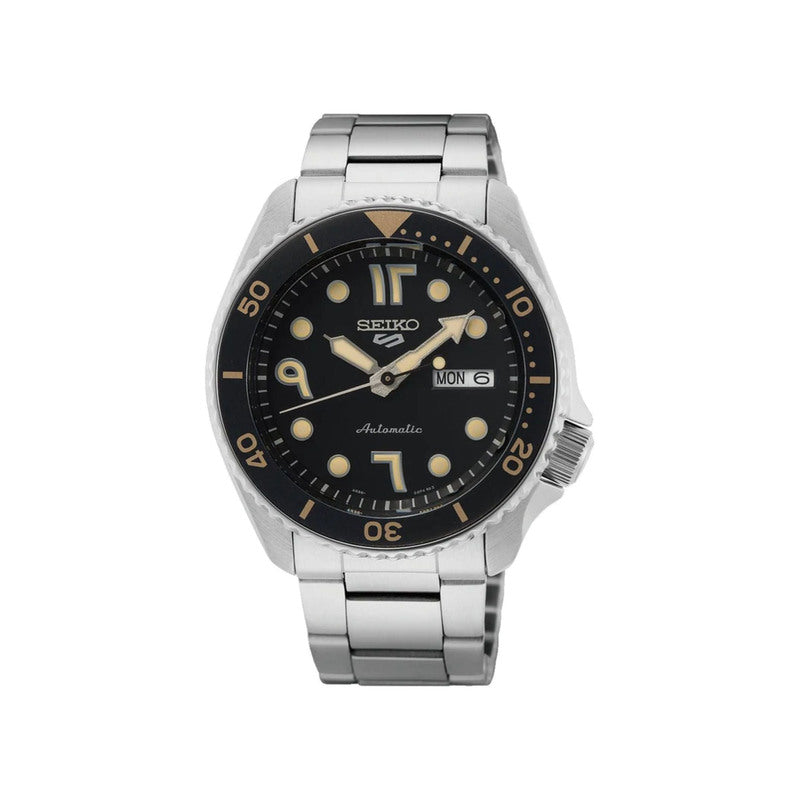 Seiko 5 Sports SKX Sports Style Automatic Arabic Numeric Black-Dial SRPF89