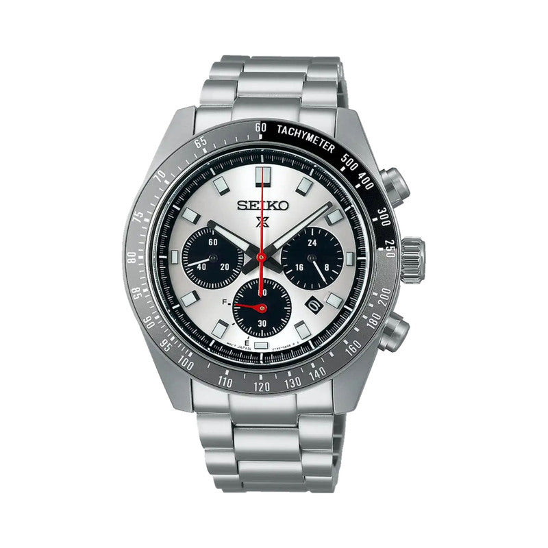 Seiko Prospex Men's Watch Speedtimer SSC911 SSC911P1 SSC911P Silver Dial Solar Chronograph Watch