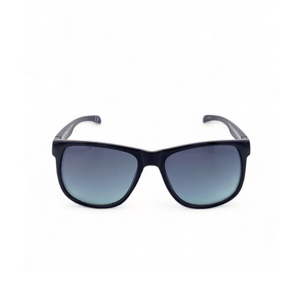 2.5 NVG by Essilor Men's Rectangle Frame Black Plastic UV Protection Sunglasses