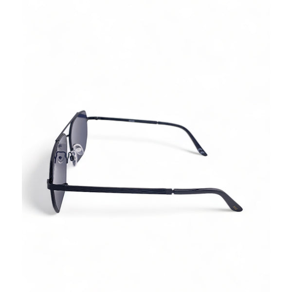 2.5 NVG by Essilor Men's Aviator Frame Grey Metal UV Protection Sunglasses