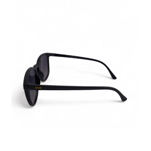 2.5 NVG by Essilor Unisex's Rectangle Frame Black Plastic UV Protection Sunglasses