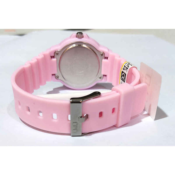 Q&Q Watch By Citizen V07A-007VY Unisex Analog Watch with Pink Resin Strap