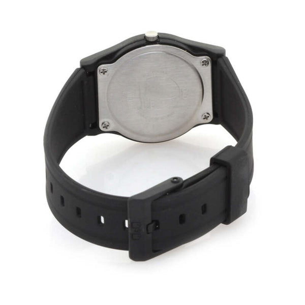 Q&Q Watch by Citizen VP34J023Y Unisex Analog Watch with Black Rubber Strap