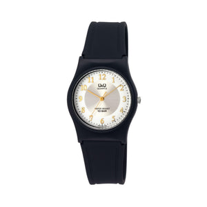 Q&Q Watch by Citizen VP34J052Y Unisex Analog Watch with Black Rubber Strap