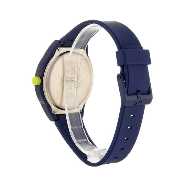 Q&Q Watch by Citizen VR28J029Y Women Analog Watch with Blue Rubber Strap