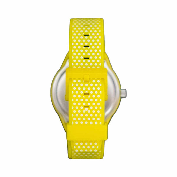 Q&Q Watch by Citizen VR28J040Y Women Analog Watch with Yellow Rubber Strap