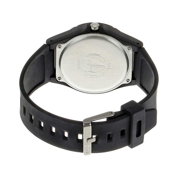 Q&Q Watch by Citizen VR90J001Y Unisex Analog Watch with Black Rubber Strap