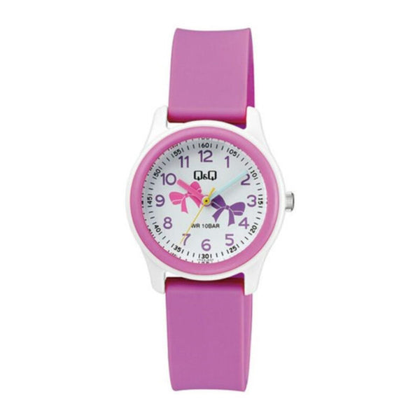 Q&Q Watch by Citizen VS59J002Y Kids Analog Watch with Purple Rubber Strap